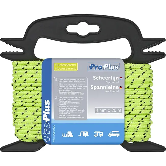 ProPlus Fluorescerende scheerlijn - 4 mm dik - 20 meter - Nylon - Op haspel