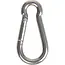 Seilflechter Karabijnhaak - RVS 316 - Corrosiebestendig - 60 mm - 130 kg hefvermogen - Zilver