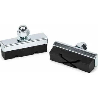 Elvedes Caliper velgremblokjes - X-groove ontwerp - Verbeterde remprestaties - 40 mm - Wit - Per paar