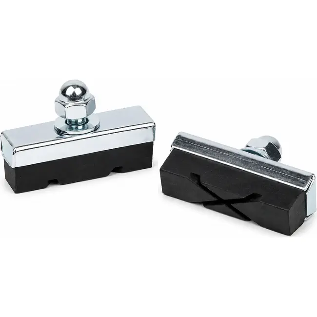 Elvedes Caliper velgremblokjes - X-groove ontwerp - Verbeterde remprestaties - 40 mm - Wit - Per paar