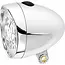 Ikzilight Retro koplamp - 3x LED - chroom - standlicht - waterdicht - zicht tot 800m