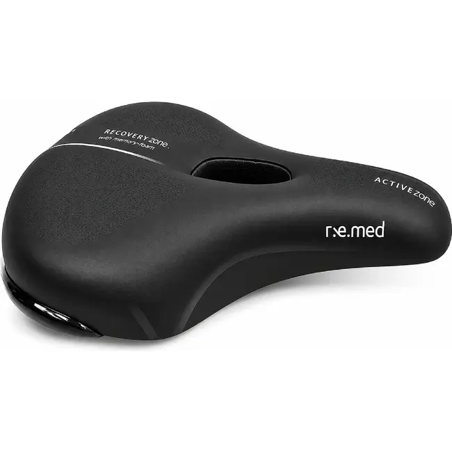 Selle Royal Fietszadel trekking zwart - foam uitvoering voor dagelijks fietsgebruik en vervanging