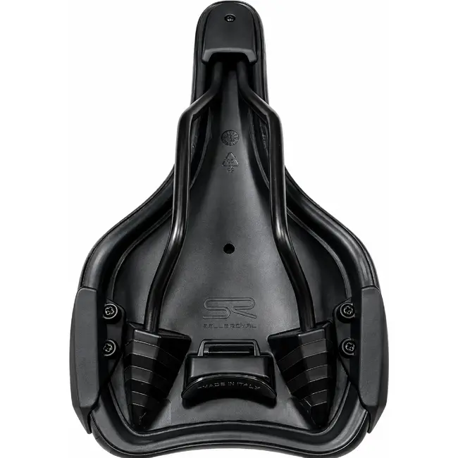 Selle Royal Fietszadel zwart sportief - Mac 2 met smalle vorm voor dagelijks gebruik op een passende fiets
