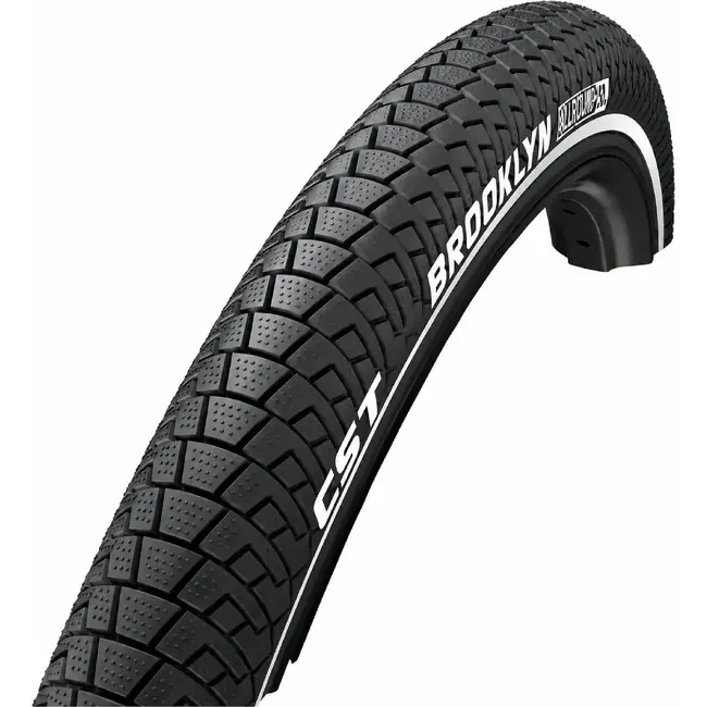 CST 20 inch buitenband 20 x 2.40 zwart 62-406 met reflectie voor bakfiets en cargo