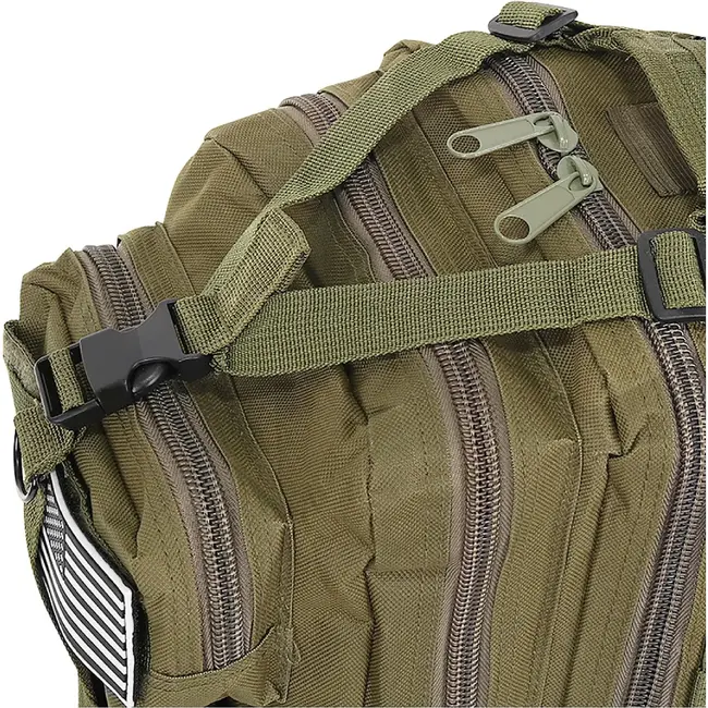 Trizand Kleine Groene Militaire Rugzak 26L: Ideaal voor Avonturiers