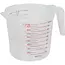 Benson Transparante maatbeker - 1000 ml - plastic - stevige handgreep - vaatwasserbestendig