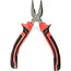 Benson Mini combinatietang - staal - 120 mm - rood/zwart - multifunctioneel