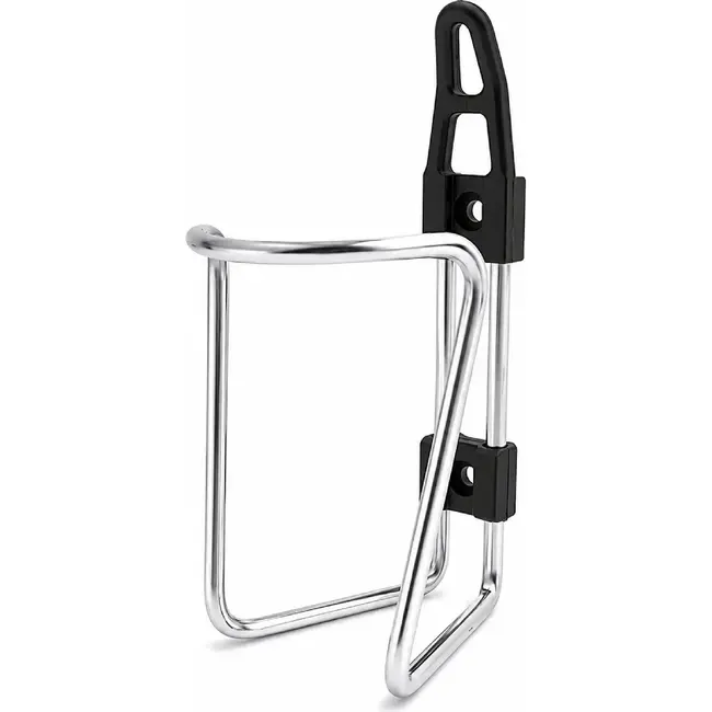 Falkx Zilveren aluminium bidonhouder - lichtgewicht - geschikt voor 500ml tot 750ml flessen
