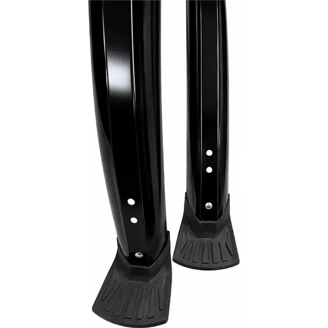 Falkx Spatborden set 28 inch - kunststof - zwart - 49 mm breed - voor stadsfietsen
