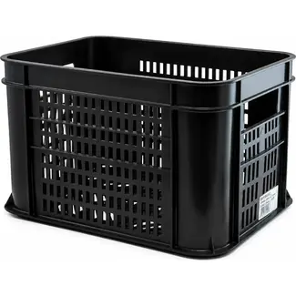 Falkx Zwarte PVC krat - 30L - Duurzaam en waterbestendig - 40x30x25 cm
