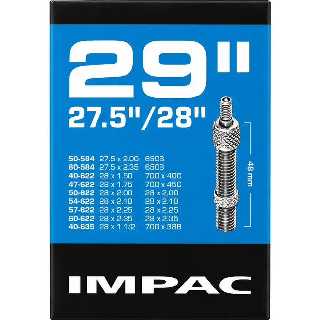 Schwalbe Binnenband - 27.5, 28 en 29 inch - Hollands ventiel 40 mm - Hoogwaardig rubber - Zwart