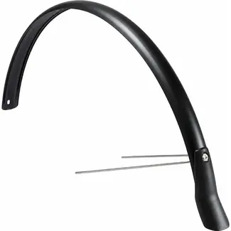 Eurofender Achterspatbord - Snello - 28 inch - 46 mm - Mat zwart - Inclusief bevestiging