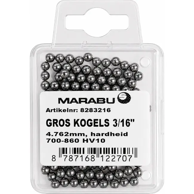 Marabu Kogellager kogels 3/16 inch 4,762 mm 144 stuks hoge hardheid