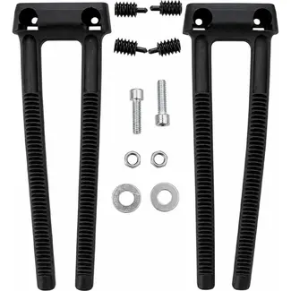 Falkx BE1201A Montage set ringslot - aluminium - zwart - voor fietsgebruik - voor dagelijks fietsgebruik