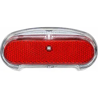 Falkx LED fietsachterlicht - compact ontwerp - waterbestendig - 50-80mm montage - incl. batterijen