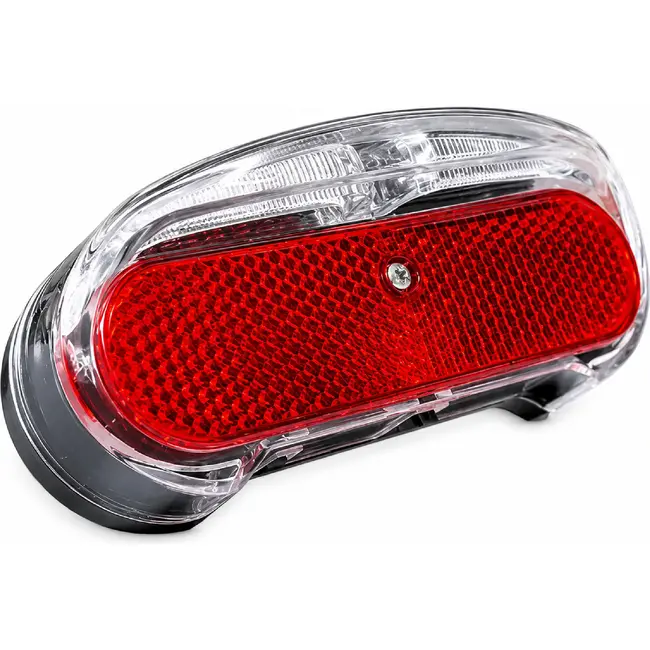 Falkx LED fietsachterlicht - compact ontwerp - waterbestendig - 50-80mm montage - incl. batterijen