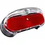 Falkx LED fietsachterlicht - compact ontwerp - waterbestendig - 50-80mm montage - incl. batterijen