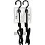 Benson Elastische bagagespin - 100 cm - Zwart - 2 stuks - sterke haken