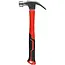 Benson Krachtige klauwhamer - Getemperd staal - Ergonomische rubberen grip - 720 gram - 33 cm