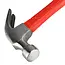 Benson Krachtige klauwhamer - Getemperd staal - Ergonomische rubberen grip - 720 gram - 33 cm