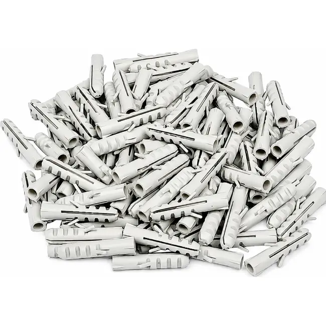 Benson Nylon pluggen - 5 mm x 25 mm - 100 stuks - stevige bevestiging - veelzijdig gebruik