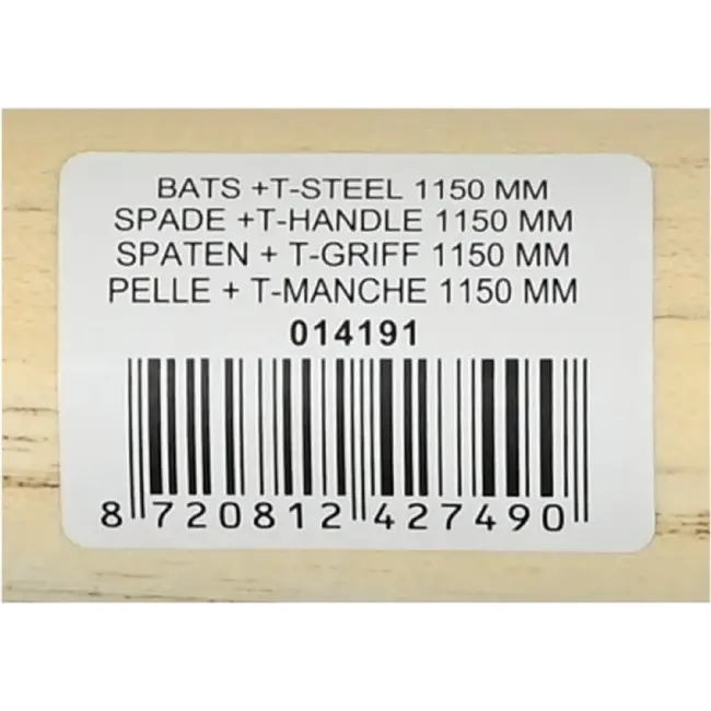 Benson Bats met steel - Silverstone coating - Ergonomisch T-handvat - 115 cm - Weerbestendig