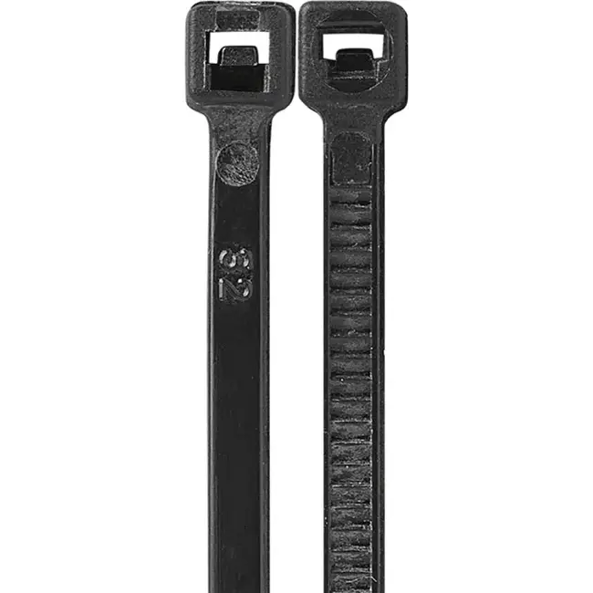 ProPlus Kabelbinders - 100 stuks - 100 x 2,5 mm - Zwart - Hoge treksterkte - Weerbestendig