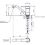 Eengreepsmengkraan Parma 12V Ø33 mm chroom