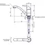 Eengreepsmengkraan Roma 12V Ø33 mm chroom uitloop 170 mm