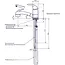 Eengreepsmengkraan Roma 12V Ø33 mm choom met handdouche
