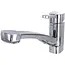 Eengreepsmengkraan Capri met uittrekbare douche Piccina Ø33 mm chroom