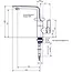 Eengreepsmengkraan Modena 12V Ø33 mm chroom