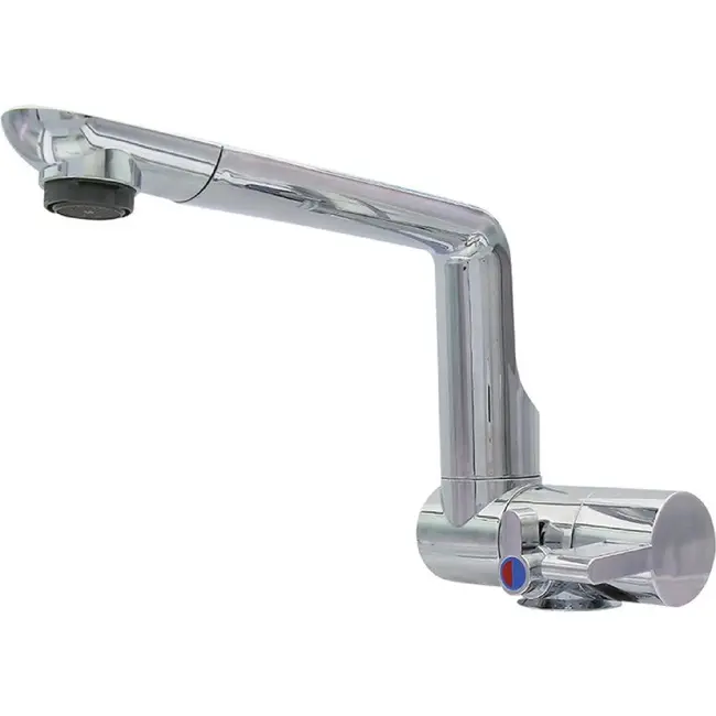 Eengreepsmengkraan Arona 12V Ø27 mm chroom uitloop 160 mm