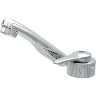 Comet Eengreepsmengkraan Florenz 12V Ø33 mm chroom 90°draaibaar