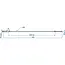 ProPlus Remkabel 1030/1220 mm snelmontage Ø22 mm geschikt voor Knott