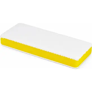 Talen Tools Vervangende Vloerreinigerspons - Wit/Geel - 33 x 11 x 4 cm