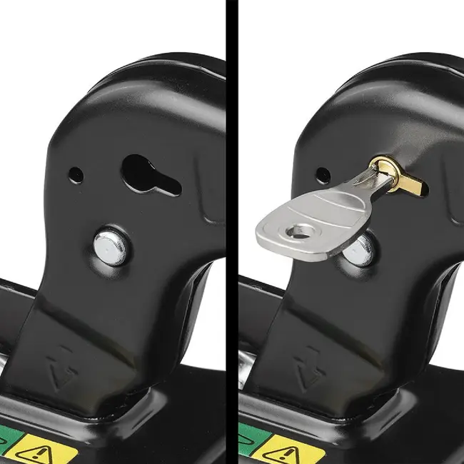 Proplus Kogelkoppeling 60 mm zwart voor vierkante dissel 750 kg