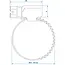 Proplus slangklem 23-35 mm van RVS AISI 316 A4 marinekwaliteit voor caravan, trailer, boot en industrie