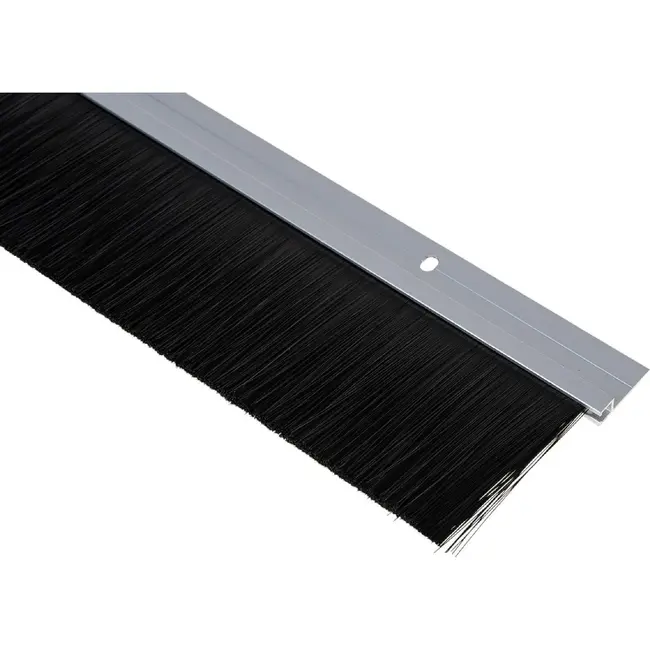 Keltin Deurborstel 100 cm met aluminium profiel en 60 mm borstelhoogte voor montage onder deuren