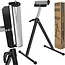 GEKO Verstelbare rollenbok 680-1080 mm met 300 mm rol, inklapbaar en belastbaar tot maximaal 65 kg