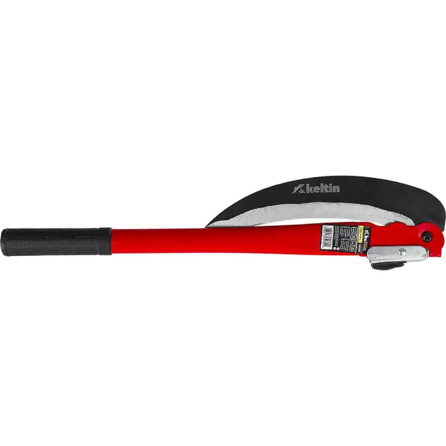 Keltin Opvouwbare handzeis 43 cm met 23 cm gebogen mes voor tuinwerk en moeilijk bereikbare plekken
