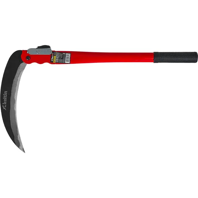 Keltin Opvouwbare handzeis 43 cm met 23 cm gebogen mes voor tuinwerk en moeilijk bereikbare plekken