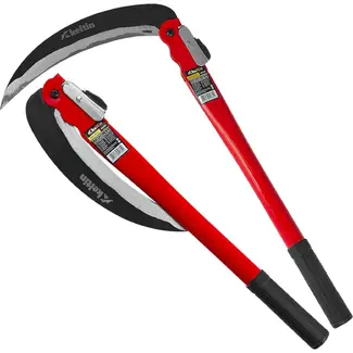 Keltin Opvouwbare handzeis 43 cm met 23 cm gebogen mes voor tuinwerk en moeilijk bereikbare plekken