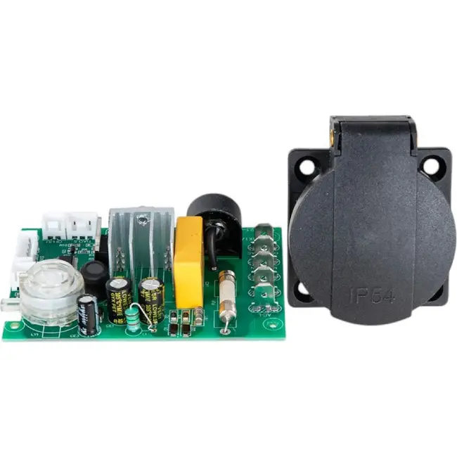 GEKO Reserve printplaat met IP54 stopcontact geschikt voor industriële stofzuiger model G81083
