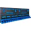 GEKO Modulaire gereedschapswand 2304 x 780 mm met 8 panelen, 132 accessoires en 46 opbergbakken