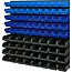 GEKO Modulaire gereedschapswand 780 x 780 mm met 12 panelen en 82 uitneembare opbergbakken