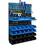 GEKO Modulaire gereedschapswand 576 x 780 mm met 2 panelen, 45 accessoires en 24 opbergbakken