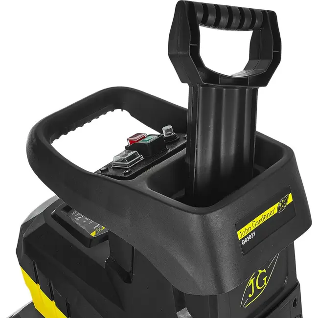 GEKO Stille tuinhakselaar 2800 W met freesmechanisme, 45 mm takcapaciteit en 60 l opvangbak