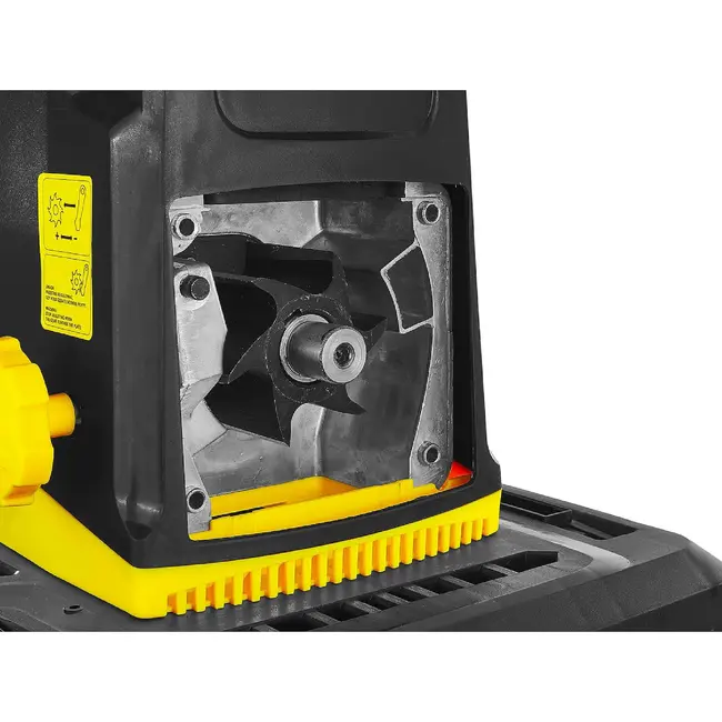 GEKO Stille tuinhakselaar 2800 W met freesmechanisme, 45 mm takcapaciteit en 60 l opvangbak