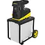 GEKO Stille tuinhakselaar 2800 W met freesmechanisme, 45 mm takcapaciteit en 60 l opvangbak